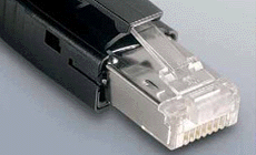 RJ45シールドプラグ（IP20）