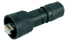 RJ45防水プラグ（IP67）